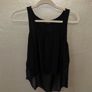 Topshop high low tank top